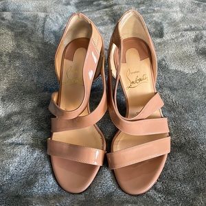 New Louboutin Nude Heels Size 34